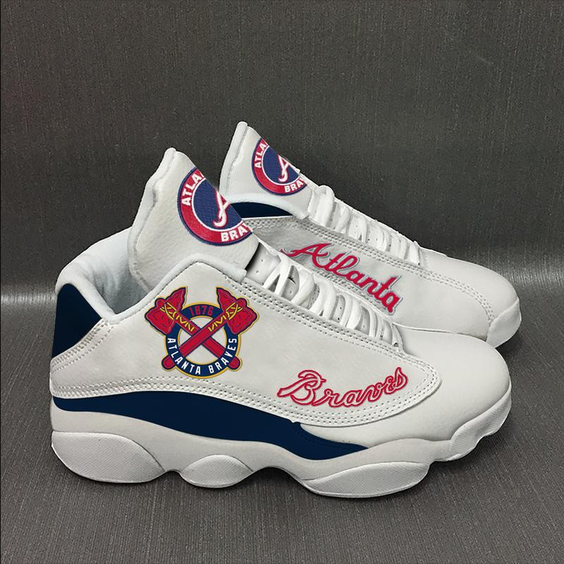 Women's Atlanta Braves Limited Edition AJ13 Sneakers 002